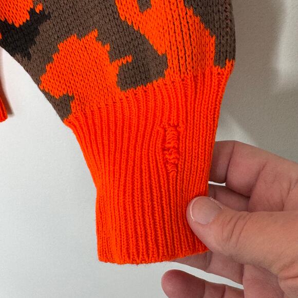 Vintage Winchester‎ Orange Camo sweater - Picture 3 of 10